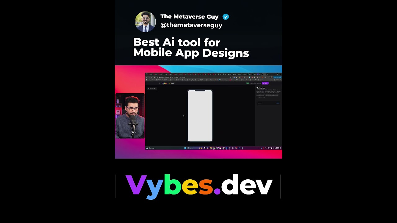 Vybes.dev makes app designers obsolete #ai #design #appdev