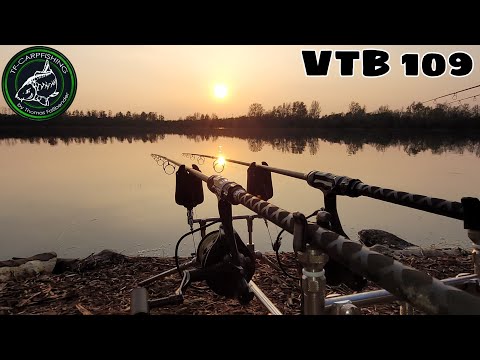 Carp fishing VTB 109 - 3 days at the quarry lake in April - The 1st Spotcam test //With live bite!!!