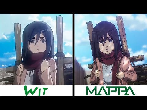 MAPPA vs WIT STUDIO (ALL Parts) - Attack On Titan Season 4 Part 3 Cour 1