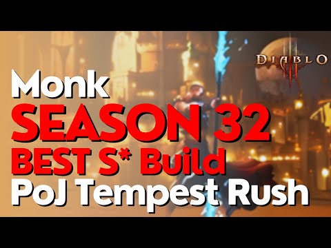 Diablo 3 Season 32 Monk PoJ Tempest Rush Build Guide