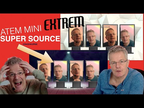 ATEM Mini EXTREM   SUPERSOURCE ! Genial, easy schnell !