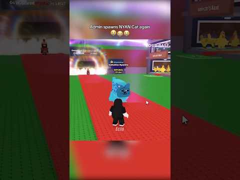 Admin spawned Nyan Cat again (the 2nd time)