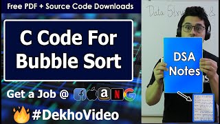 Bubble Sort Program in C