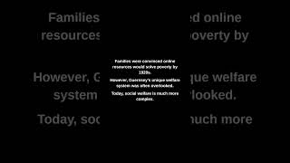 Families were convinced online resources would solve poverty by 1920s.