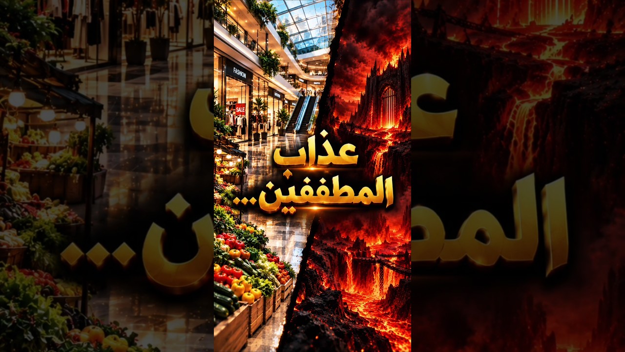 عذاب المطففين ⚖️ جزاء الغش في الميزان دعوة لك