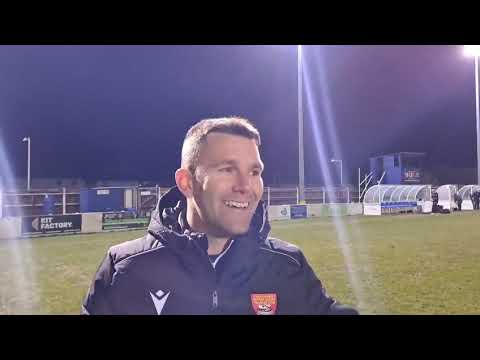 Stuart Ainsley after Lowestoft Town 1 Seasiders 4 - 27/12/2025