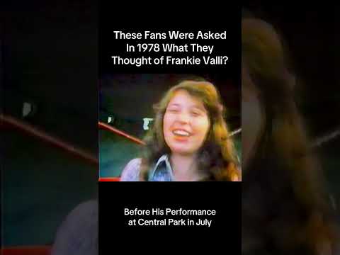 Frankie Valli Fans Comment In 1978 #music #singer #JerseyBoys #4seasons #artist #Grease #NY #shorts
