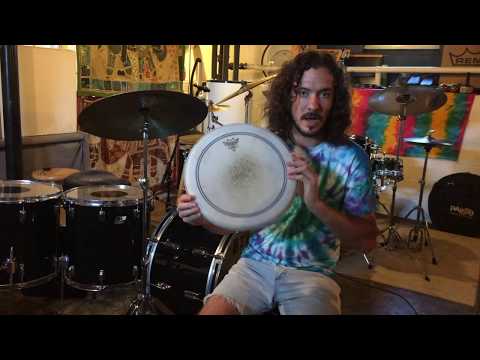 Andrew Kahl - Snare Drum Dampening Experiment (Moongels, cutout drum head, upside down drum head)