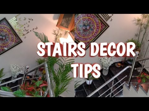How To Decor Stairs | Tips To Decor Stairs  #Stairsdecoration Video