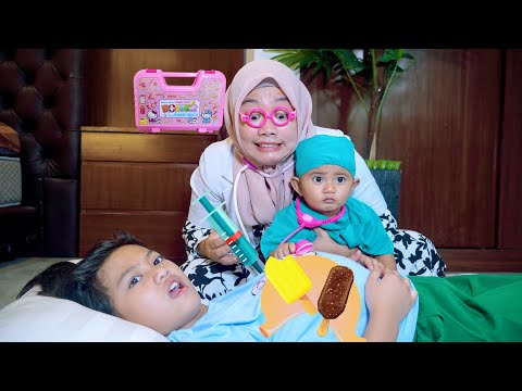 PERUT SALSA SAKIT JADI BUNCIT 🥵 - MAIN DOKTER DOKTERAN - drama | Salsa and Family