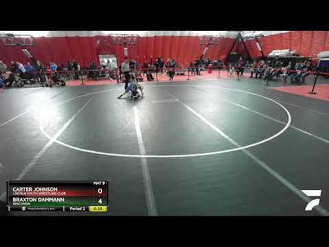 71 Lbs Cons. Round 2 - Braxton Dammann, Wisconsin Vs Carter Johnson, Lincoln Youth Wrestling Club
