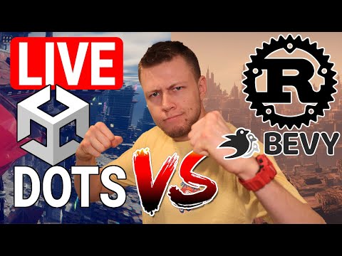 LudumDare 53: Unity DOTS vs. Rust BEVY - Showdown with @logicprojects