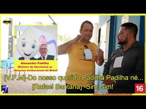 Tv Educativa Vinícius F M  Dir da Tv Educxativa entrevista Rafael Santana Sec  Meio Ambiente Guaimbê S.P.