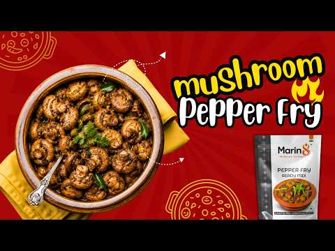 Mushroom Pepper Fry Recipe | Spicy Mushroom Fry