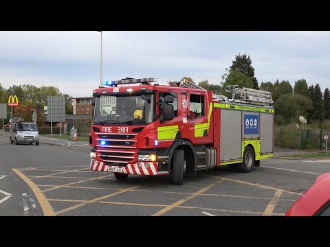 Crewe Second Pump Turnout- Cheshire Fire And Rescue Service