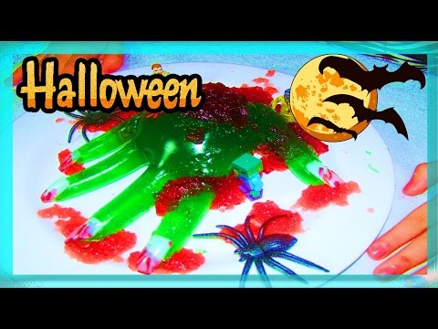 DIY: Mão de Zumbi Comestível como fazer! Doces Halloween! Especial halloween.