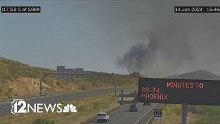 Northbound lanes of I-17 closed due to crash
