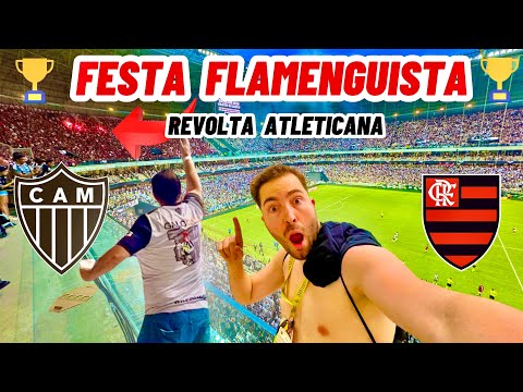 FLAMENGO CAMPEÃO EM PLENA ARENA MRV - CLIMA MUITO TENSO/ Atlético-MG 0 x 1 Flamengo
