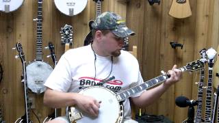 Video thumbnail for Banjo.com video: demo of a new Epiphone MB-500 5 String Banjo by banjodotcom