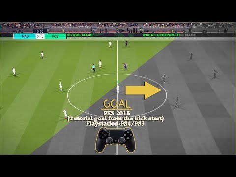 PES 2018(Tutorial goal from the kick start)Playstation-PS4/PS3