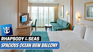 Rhapsody of the Seas | Spacious Ocean View Balcony | Full Walkthrough Tour & Review | 4K | 2024