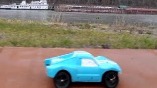 Blue Iron Track Spatha At The River Front - Trains, Bridges And Barges