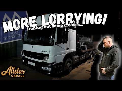 ERNEUTIGER TEST AM LKW & VERSUCH, DEN KRAN ZUM ANHEBEN ZU BRINGEN!