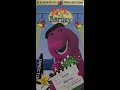 Barney Home Video Rock With Barney 1996 Release