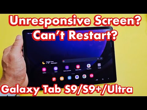 Galaxy Tab S9/S9+/Ultra: Screen is Frozen, Unresponsive, Can't Swipe or Restart? FIXED!