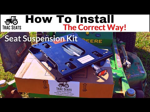 Trac Seats Seat Suspension Kit - How To Install The Correct Way - Zero Turn Mower