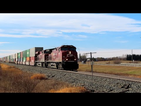 Canadian Pacific Intermodal - Lacombe, AB (October 30th, 2022)