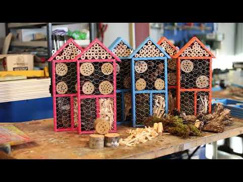 Hobøl ASVO produserer insektshotell