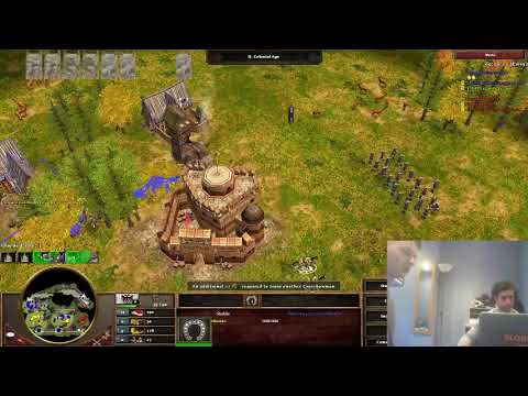 [AOE3] 2v2 with cam, Hazza(Germans) Lecastete (india) vs iamturk (jap) sirmoesket (india)