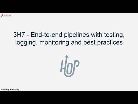 3H7 - End-to-end pipelines with testing, logging, monitoring and best practices