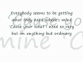 ordinary lyrics by train