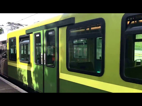 Irish Rail DART 8100 EMU departs Portmarnock for Malahide (14/5/17)