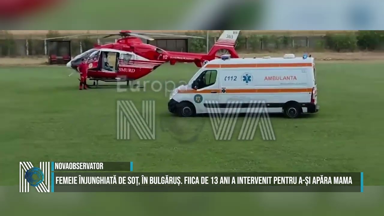 Femeie înjunghiată de soț, în Bulgăruș. Fiica de 13 ani a intervenit pentru a-și apăra mama