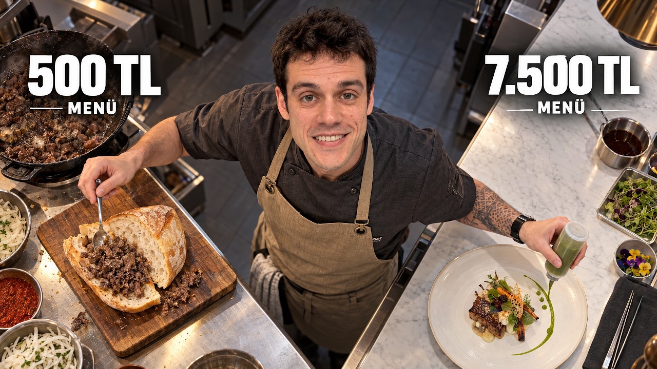 500 TL’LİK VS  7.500 TL’LİK MASTERCHEF RESTORANINDA ÇALIŞMAK!
