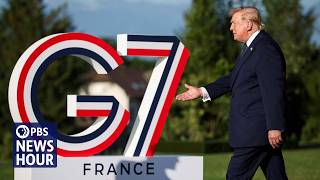 Trump hails Iran deal as G7 summit begins in Europe