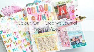 Colour Run! Creative Journal Process Video
