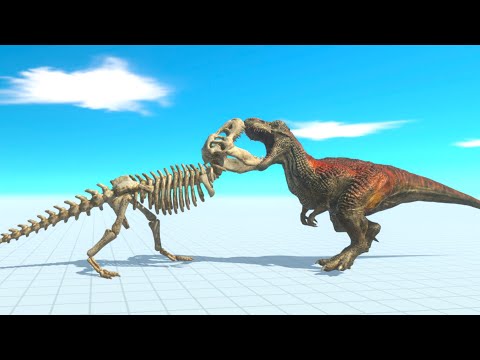 SKELETON TREX vs EVERY UNIT - Animal Revolt Battle Simulator