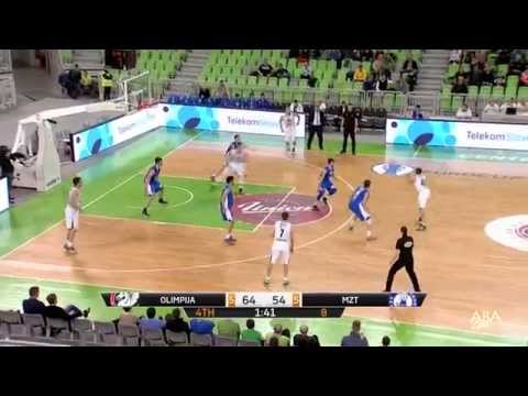 ABA Liga 2014/15, Round 10 match: Union Olimpija - MZT Skopje Aerodrom (29.11.2014)