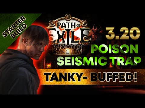 TOP 1 league starter Poison Seismic Trap 3.20 POE | The Forbidden Sanctum