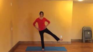 preview picture of video 'Level 2 balancing vinyasa and movements of the hip'