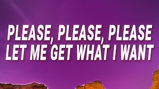 The Smiths - Please, Please, Please, Let Me Get What I Want (Lyrics)