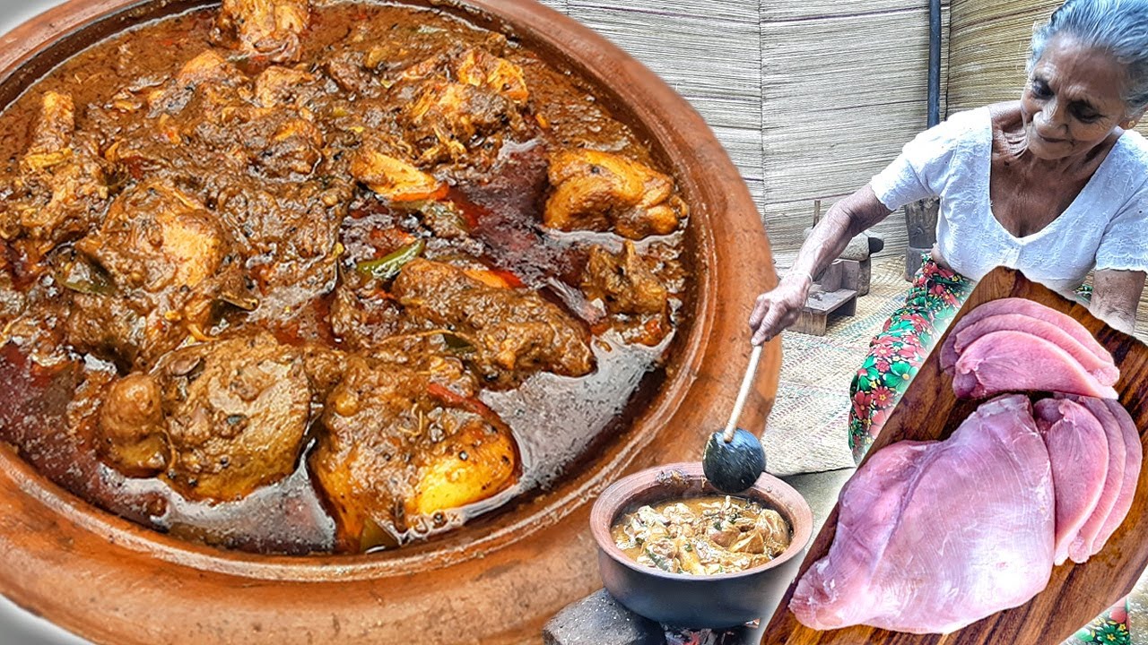 Black Chicken Curry - Chicken Kalupol Curry