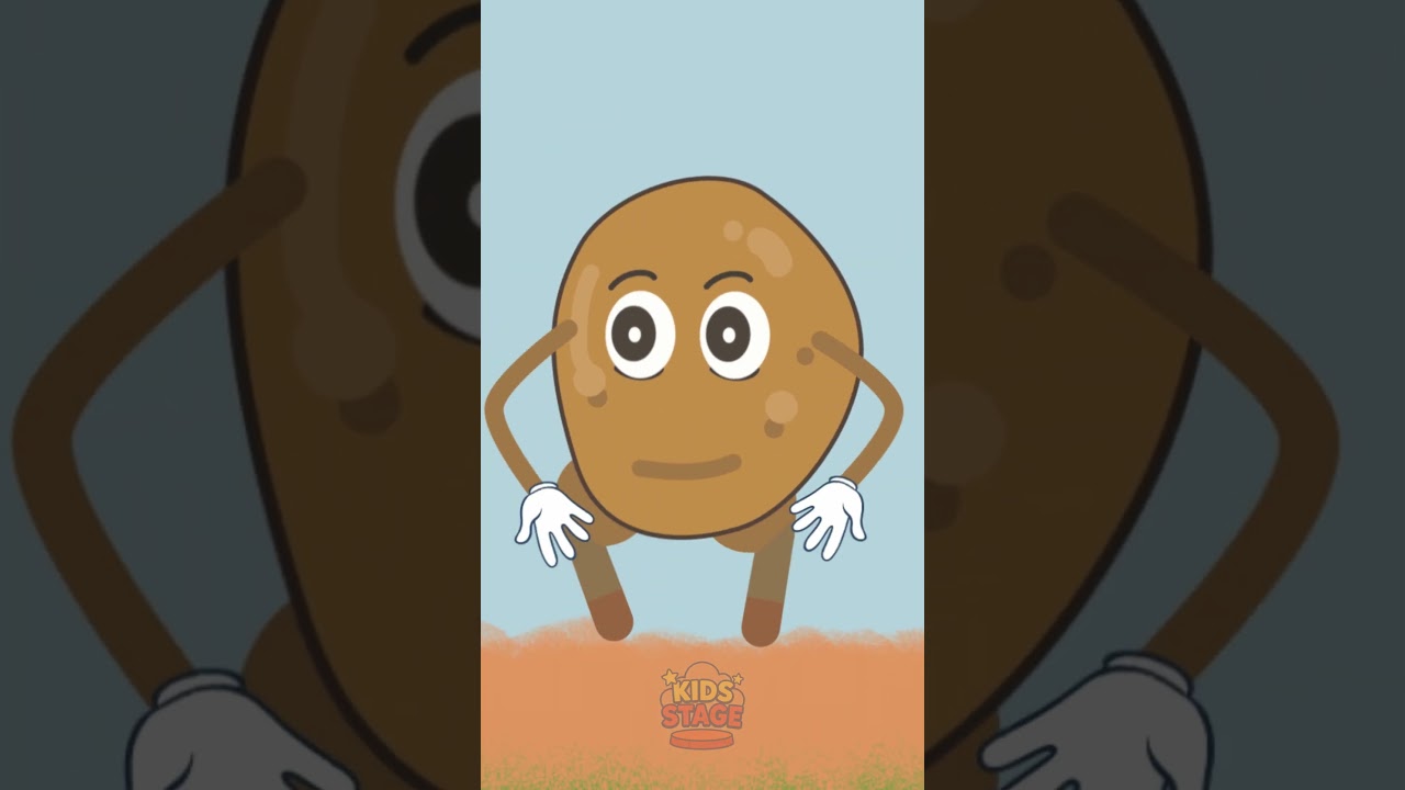 🥔 The Dancing Potato | Funny Kids Rhyme & Song 🎶