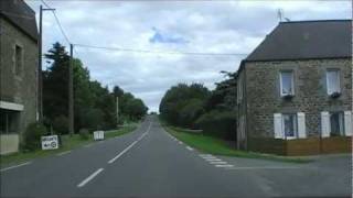 preview picture of video 'Driving On The D24 & D787 From Pont-Melvez To Moustéru, Brittany, France 25th August 2011'