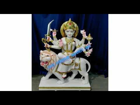 Marble Durga Devi Statue