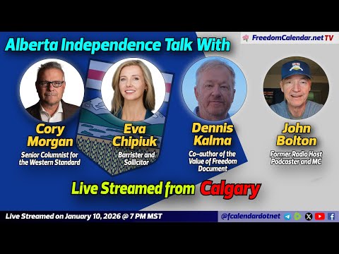 FreedomCalendar.net TV #077: Alberta Independence Talk in Calgary (LiveStream)